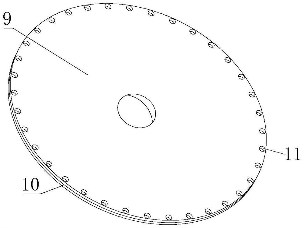 Metal powder grinding device