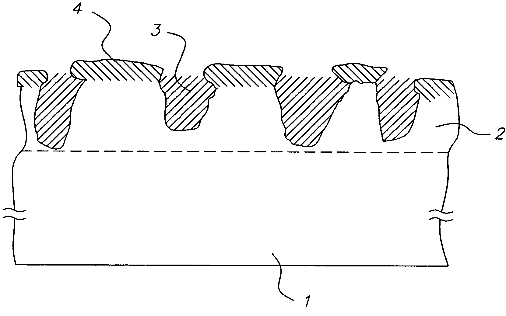 Method for preparing a carrier for a photoconductor for the formation of an electrophotographic recording element and a recording element formed accordingly