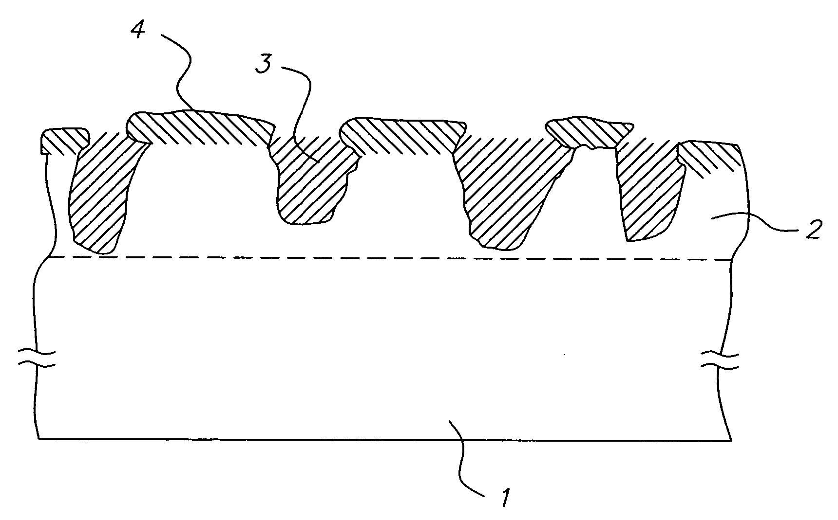 Method for preparing a carrier for a photoconductor for the formation of an electrophotographic recording element and a recording element formed accordingly