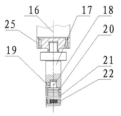 Wedged connecting rod bushing press fitting positioning mechanism