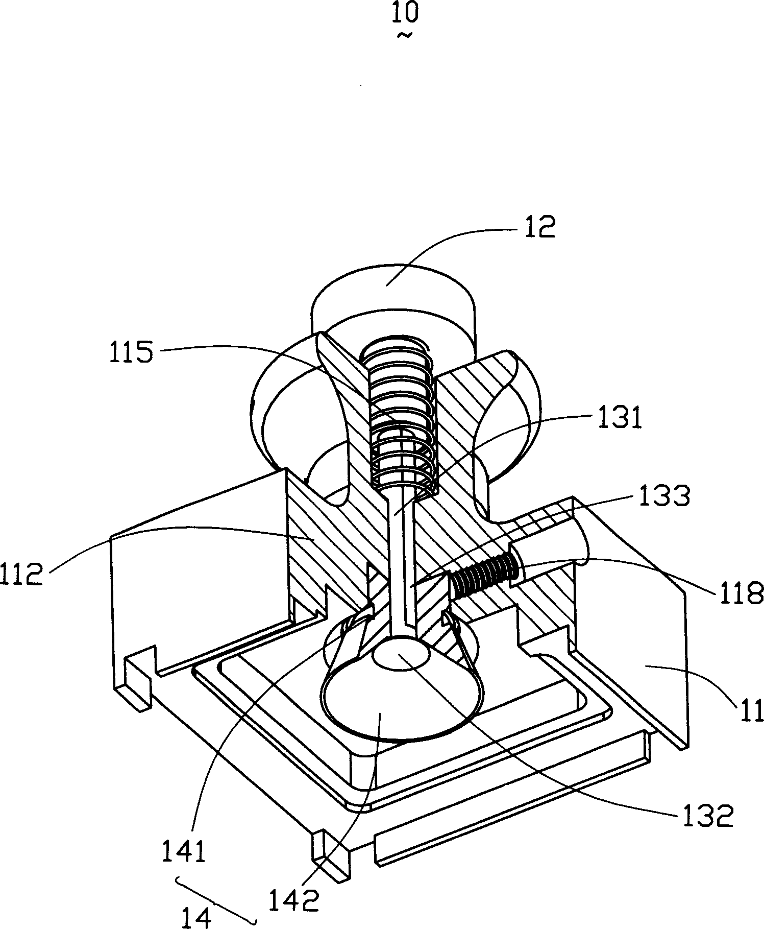 IC loading and unloading clamp and its using method