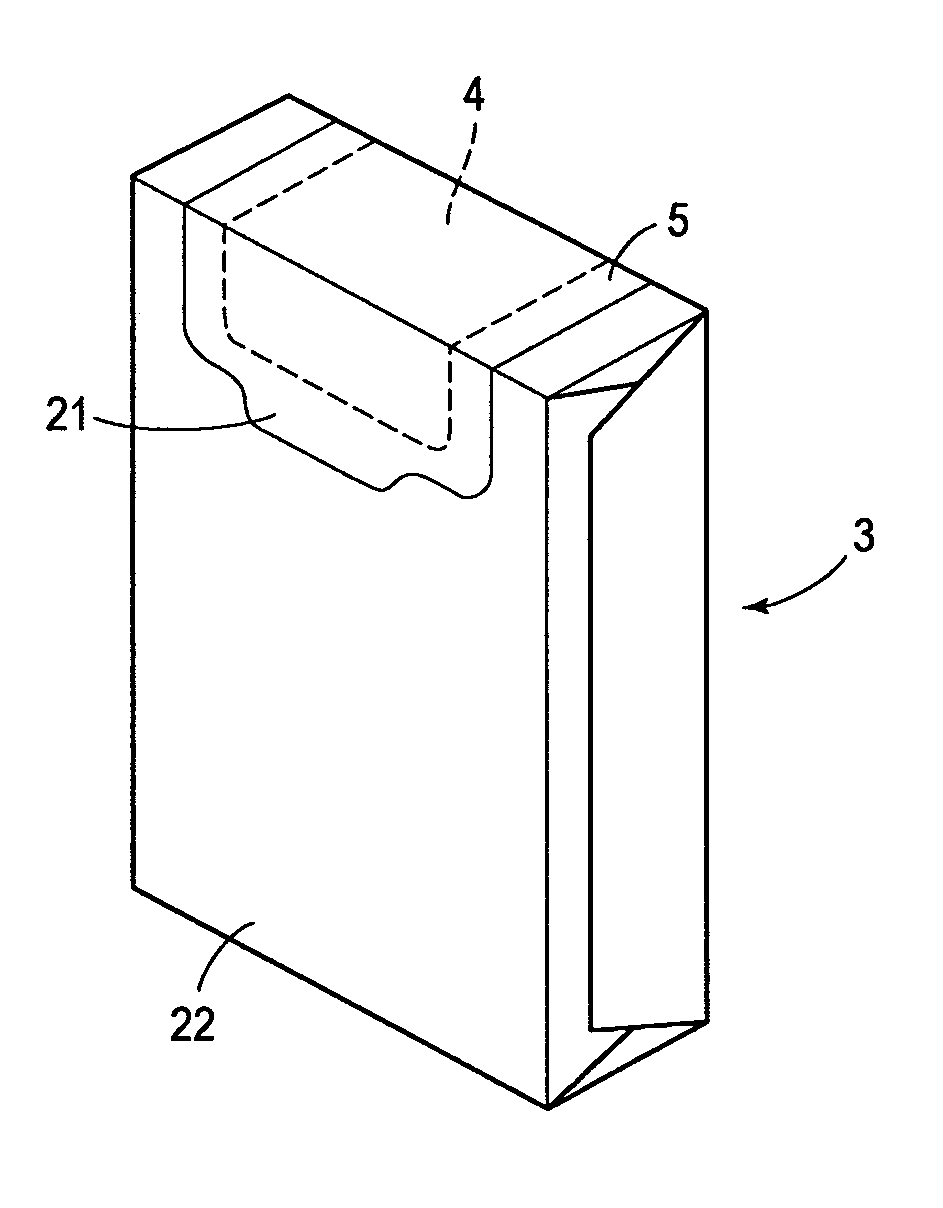 Method of Folding a Sheet of Packing Material with an Extraction Opening About a Group of Cigarettes, and Corresponding Package of Cigarettes