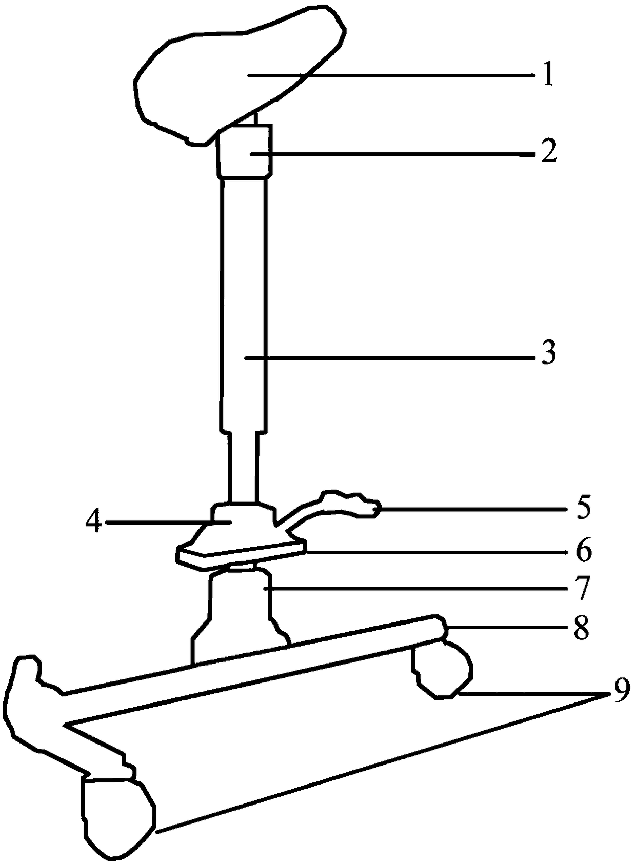 Straddle stand chair for surgical or experimental procedure and method of operating same