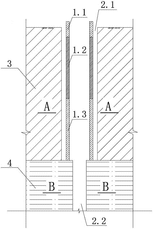 Method for forming holes with rock-socketed piles in karst areas and recyclable ultra-long steel casings