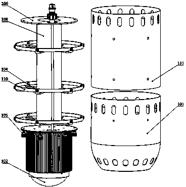 LED lighting lamp with mounting interface support combined component