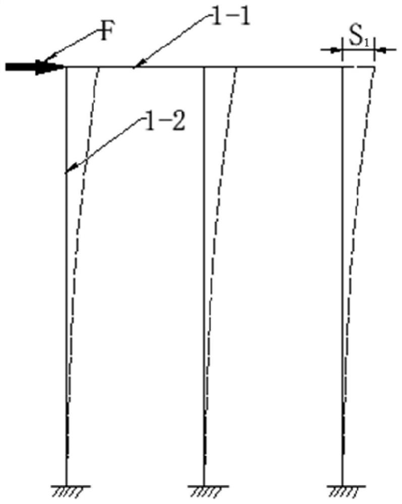 Multi-section reinforced existing pile group anti-seismic property improving method