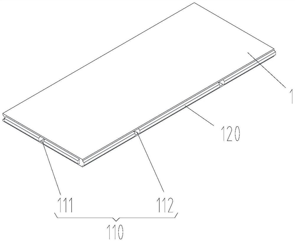 Metal prefabricated pavement slab structure and prefabricated pavement