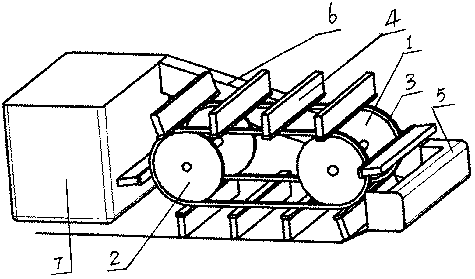 Novel cleaning mechanical structure