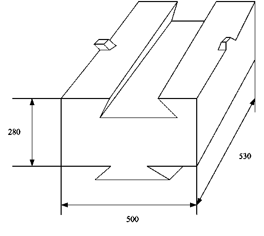 Method and equipment for manufacturing gradient material mould