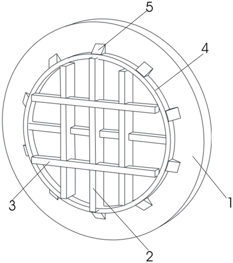 Blocking plate for hydrostatic test of steam turbine