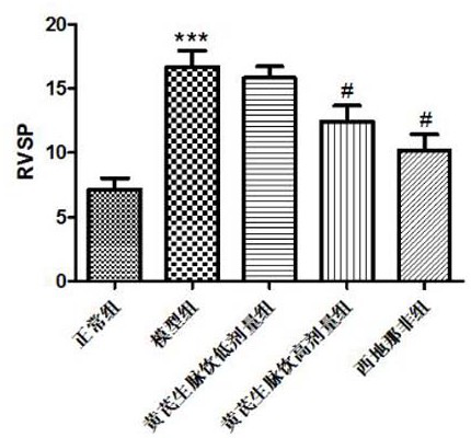 Application of Huangqi Shengmai Decoction in the preparation of pulmonary arterial hypertension medicine