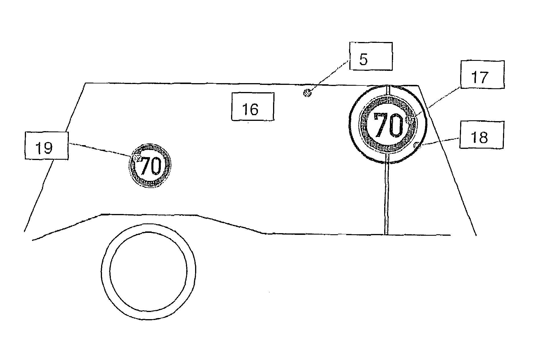 Head-up display system and method for carrying out the location-correct display of an object situated outside a vehicle with regard to the position of the driver