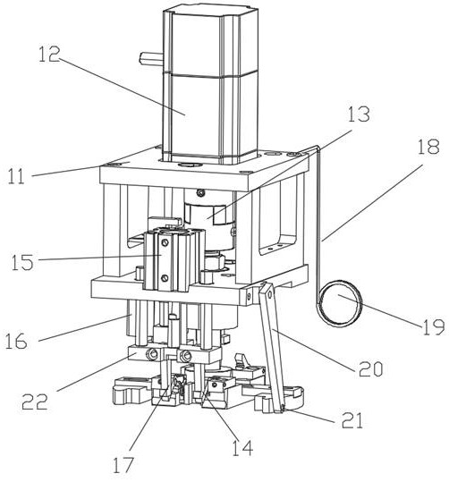 Mask ear belt mounting mechanism