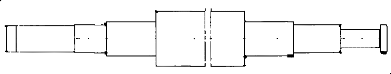 Heat treatment process for 200MW or lower large size rotor