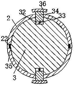 Charging line structure of new energy automobile