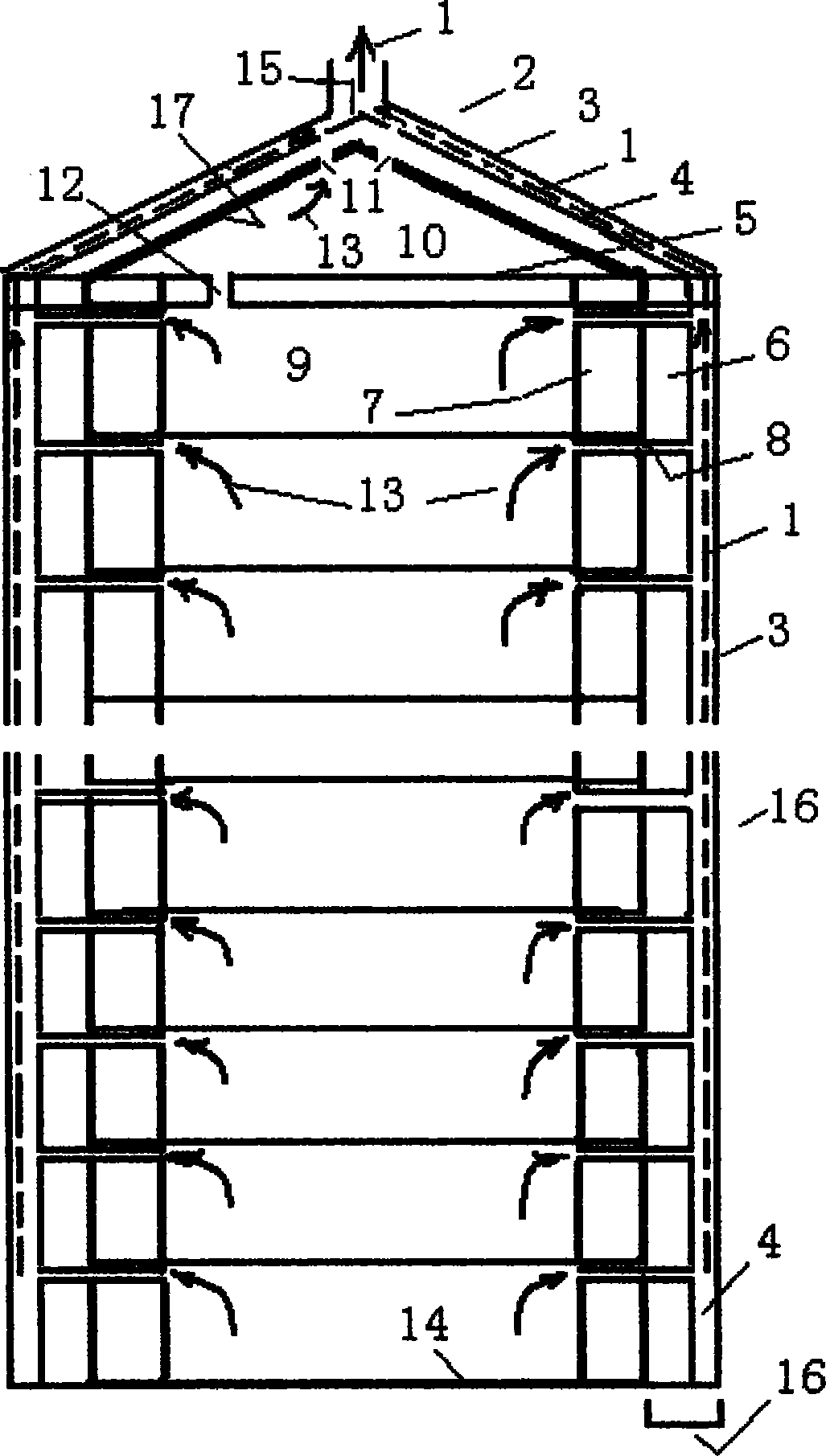 Solar indoor cooling device