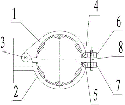 Cable holding device