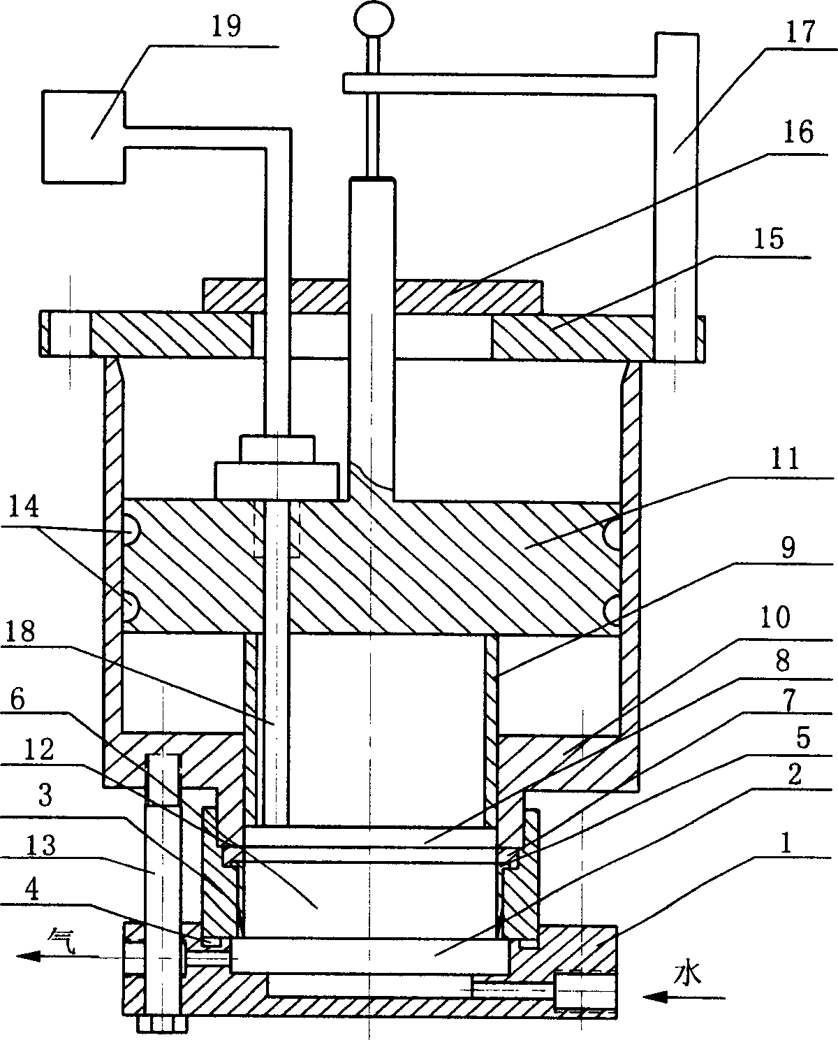 Osmotic coefficient investigating method and instrument
