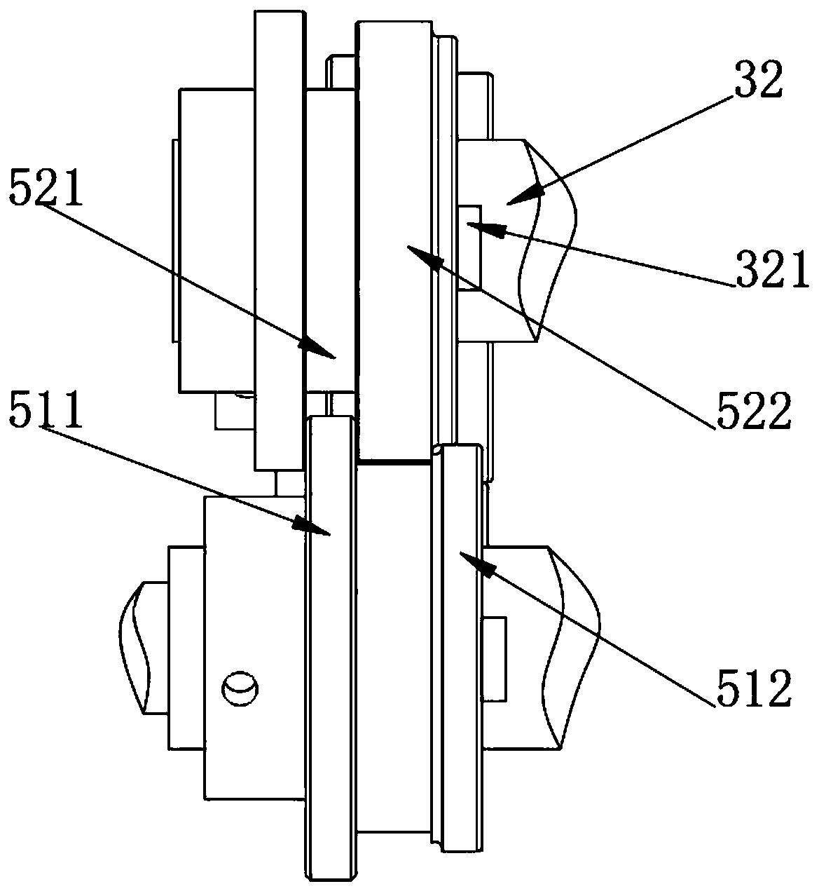 Dual-hobbing-cutter screen net rapid side cutting forming device
