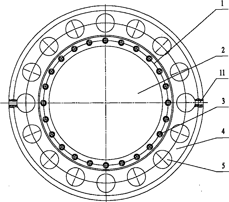 Single-disk reaming method of high-pressure rotor labyrinth disk