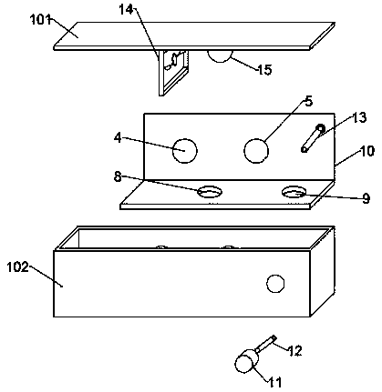 Lampblack gas detection device with self cleaning function