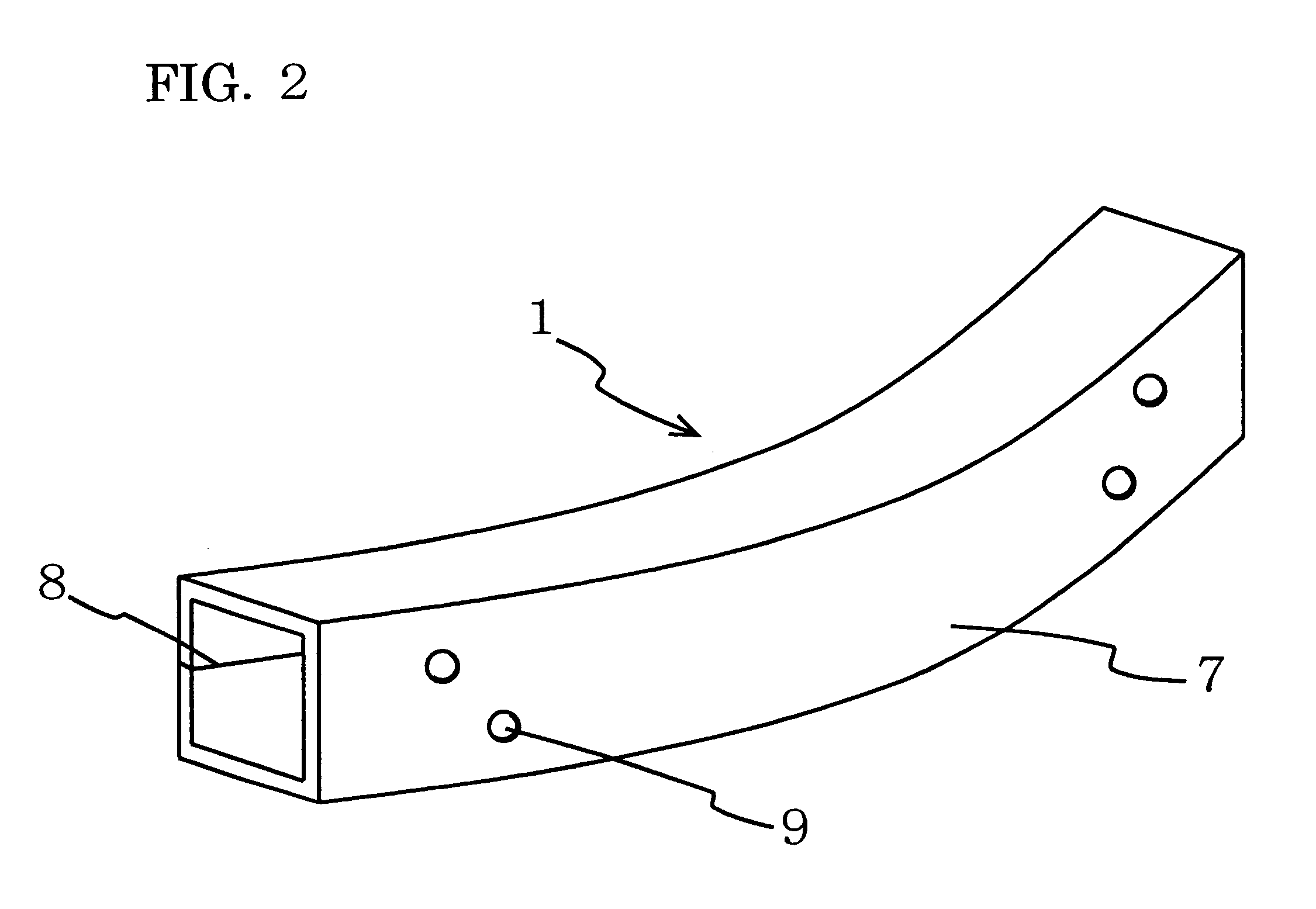 Roll-formed product and vehicle bumper using the same