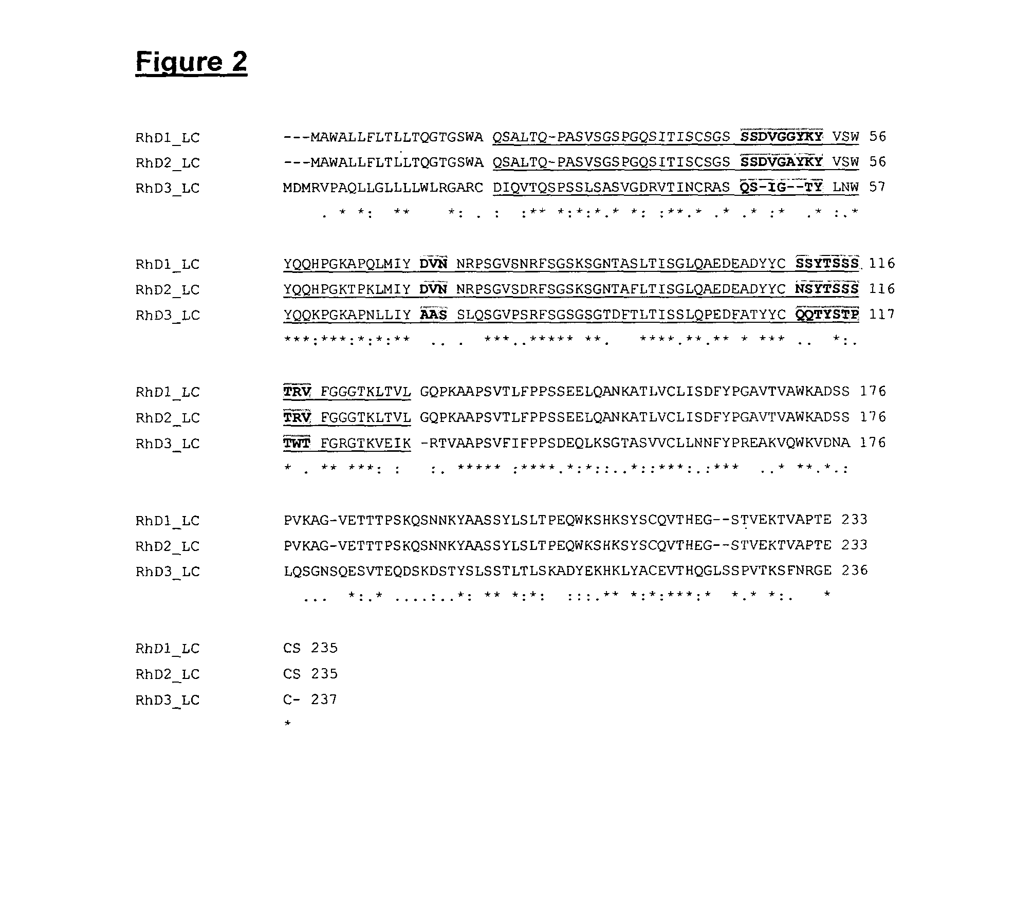 Anti-RhD monoclonal antibodies