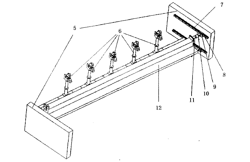 Multipoint flexible positioning method and tool for automatic drilling and riveting assembly of wallboard
