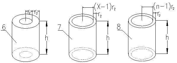 Method for measuring gravitational acceleration by utilizing increase of radius of pendulum bob