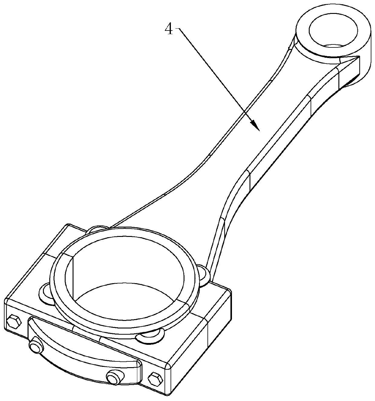 Multi-clamp tool for piston connecting rod and operation method thereof