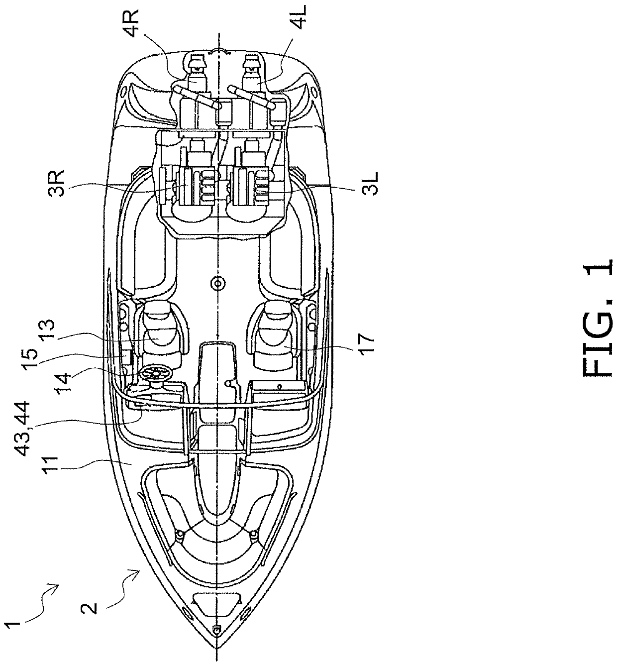 Boat and control method for same