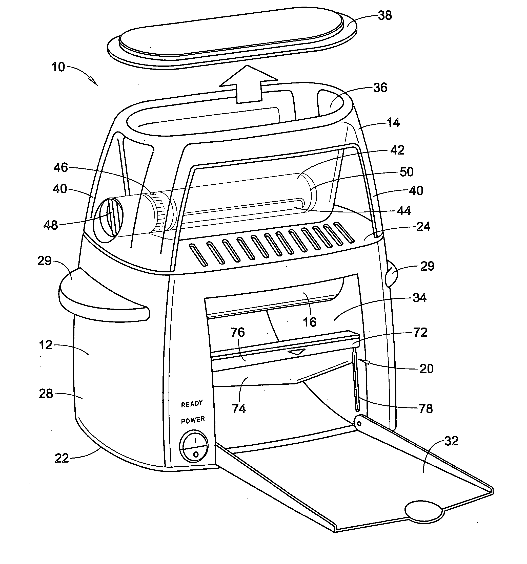 Continuous food cooker