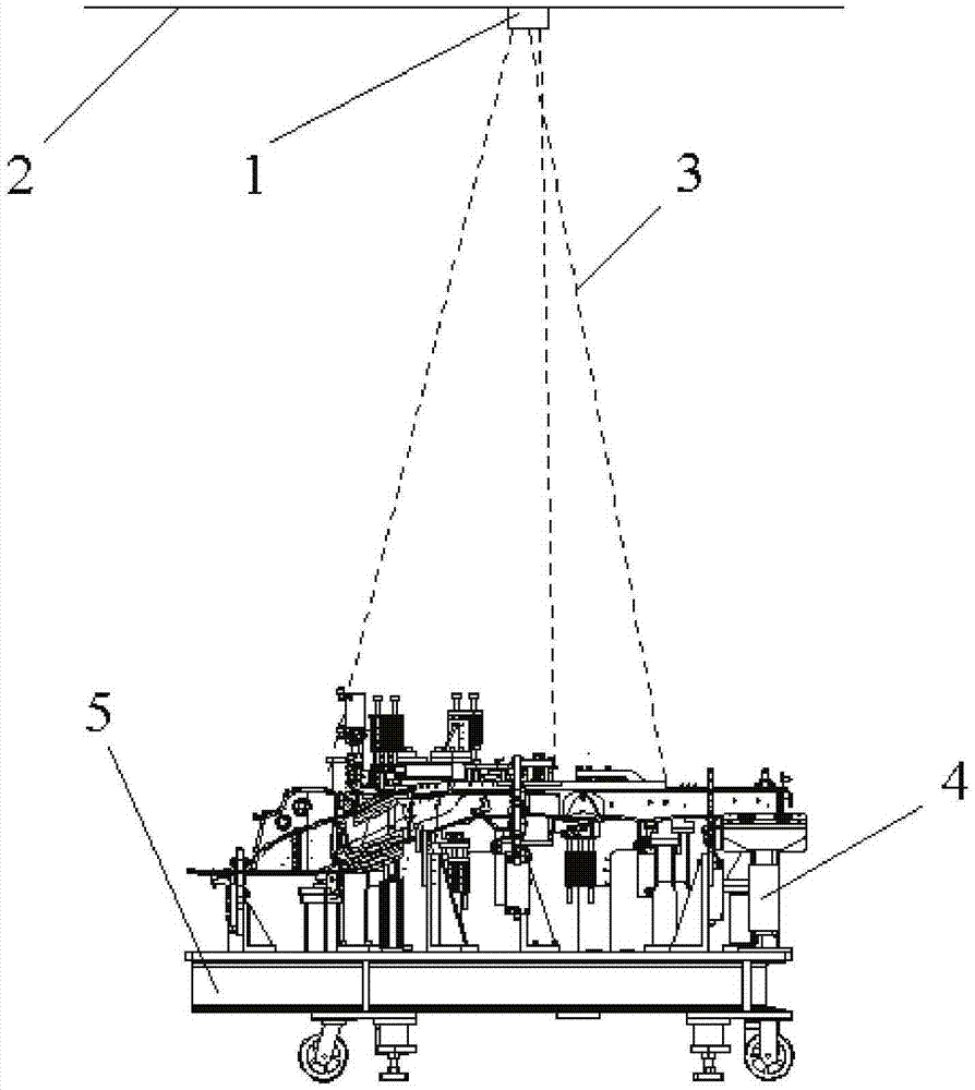 Welding spot indicating device