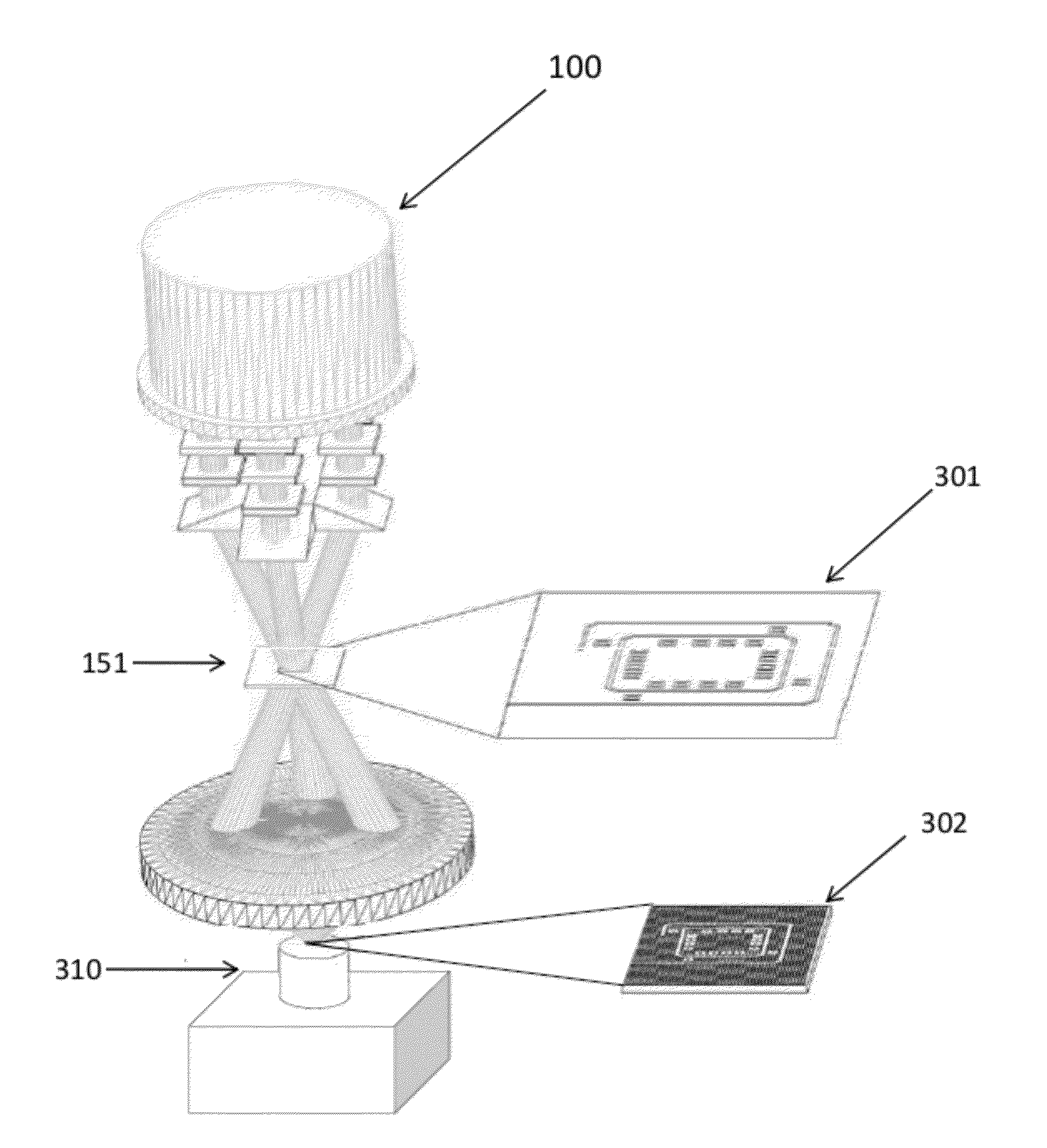 Interference projection exposure system and method of using same