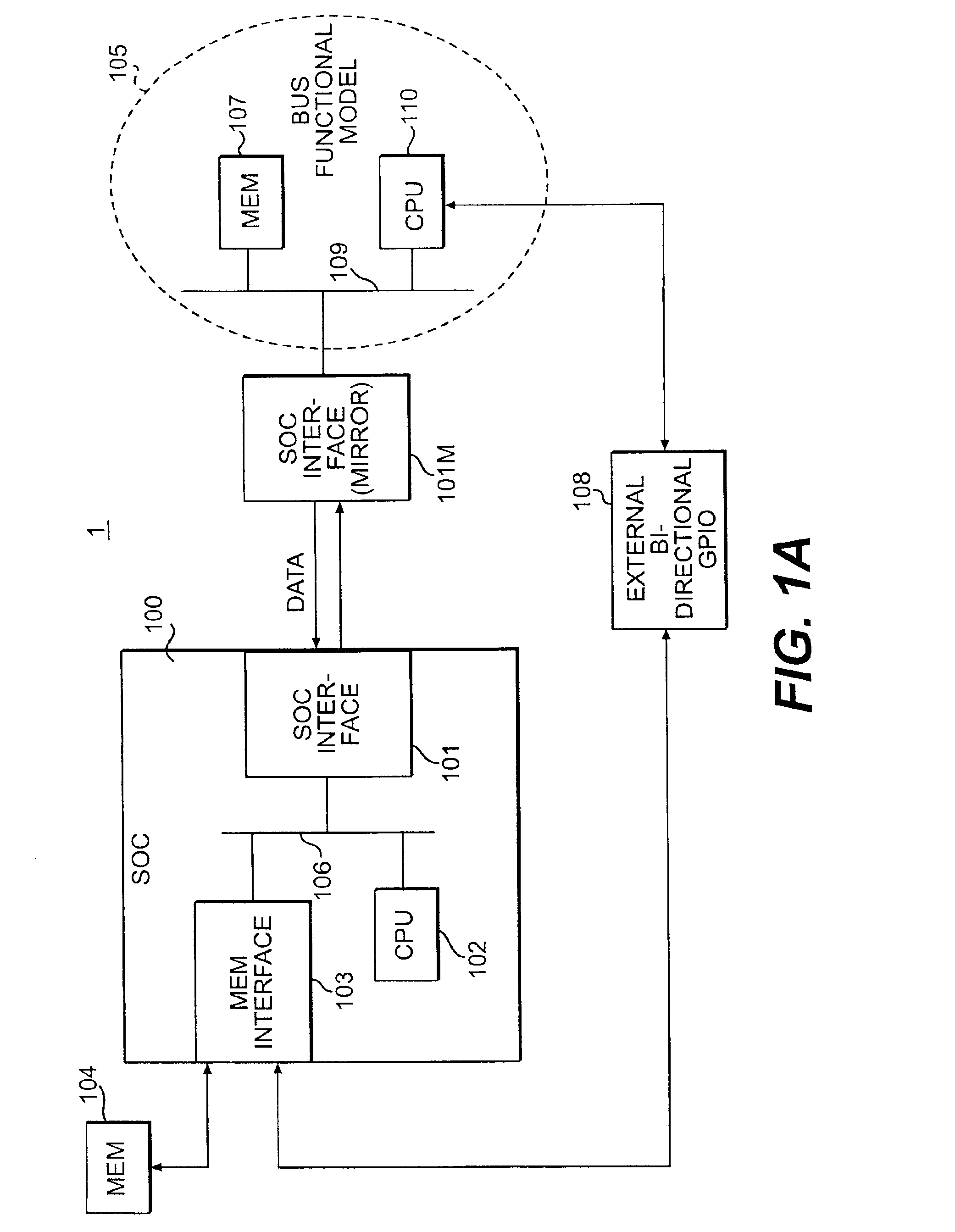 Method and system for logic verification using mirror interface