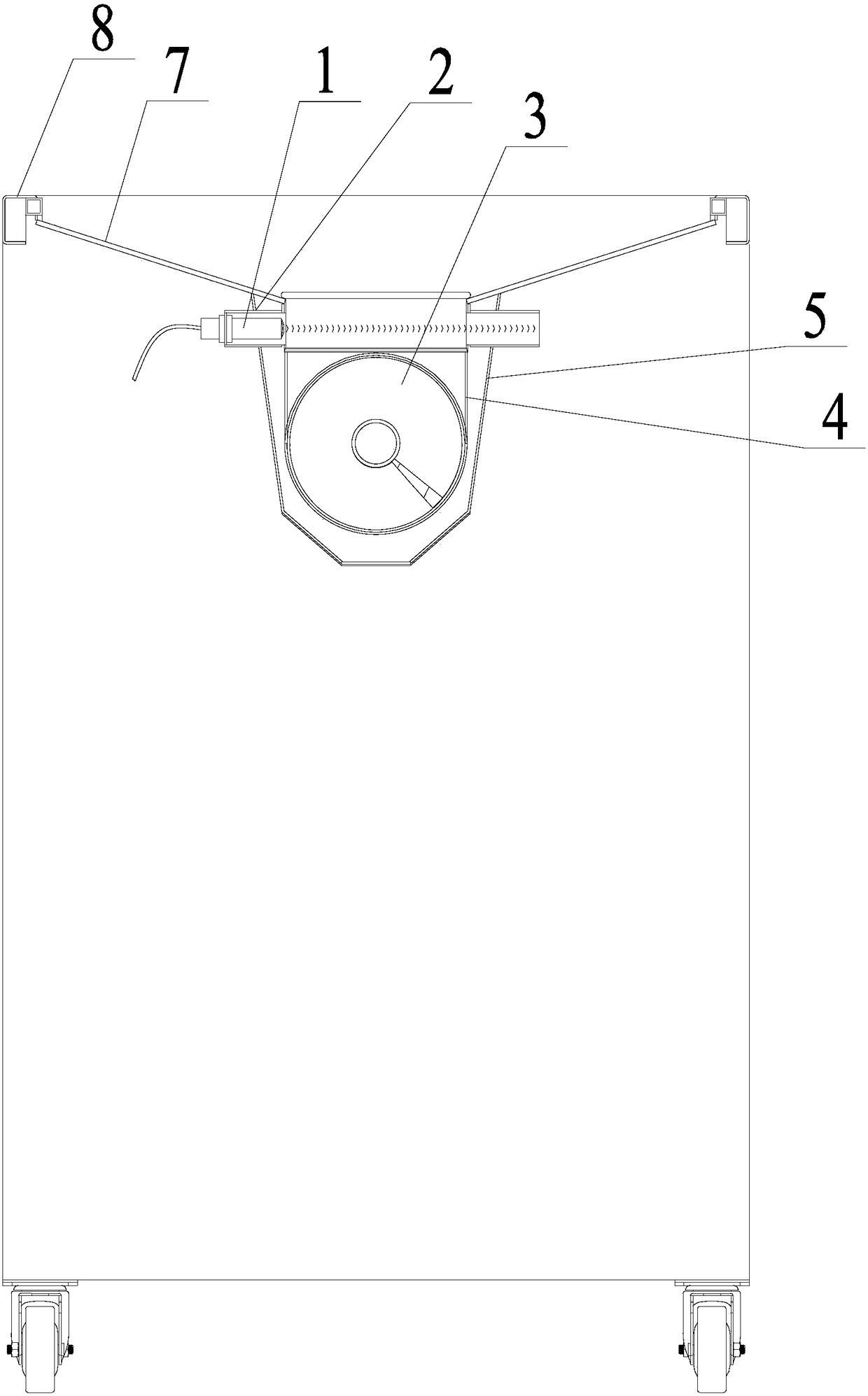 Rear-end performing system of intelligent control terminal system