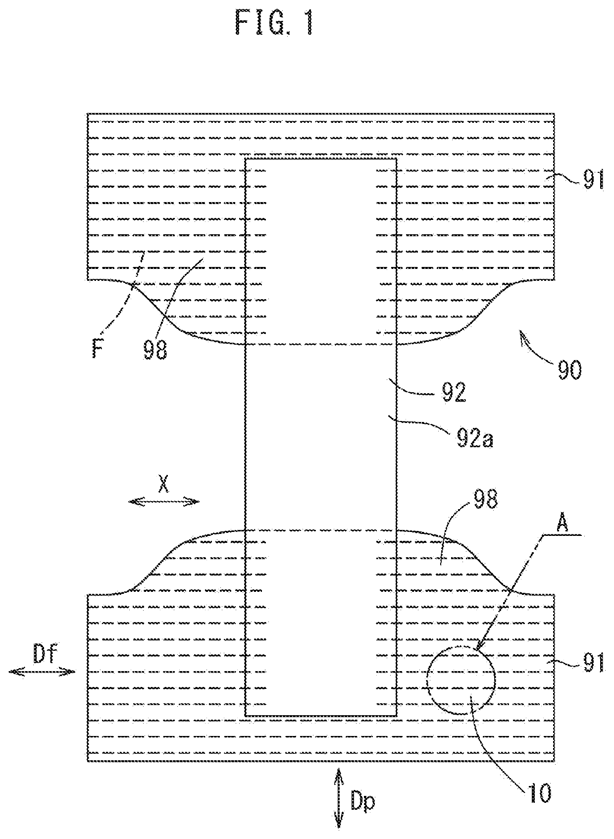 Device and method for producing stretchable laminate for wearable article