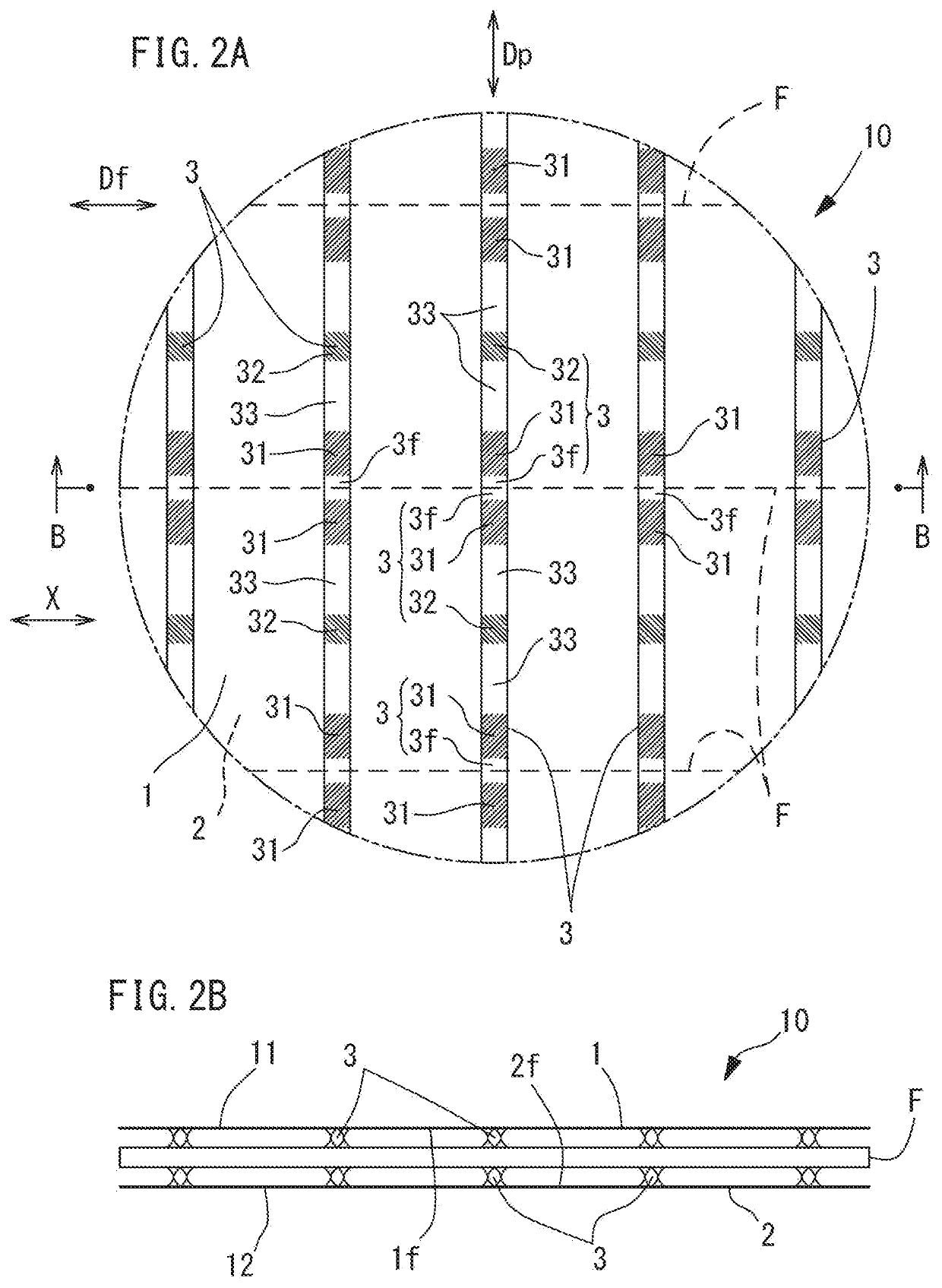Device and method for producing stretchable laminate for wearable article