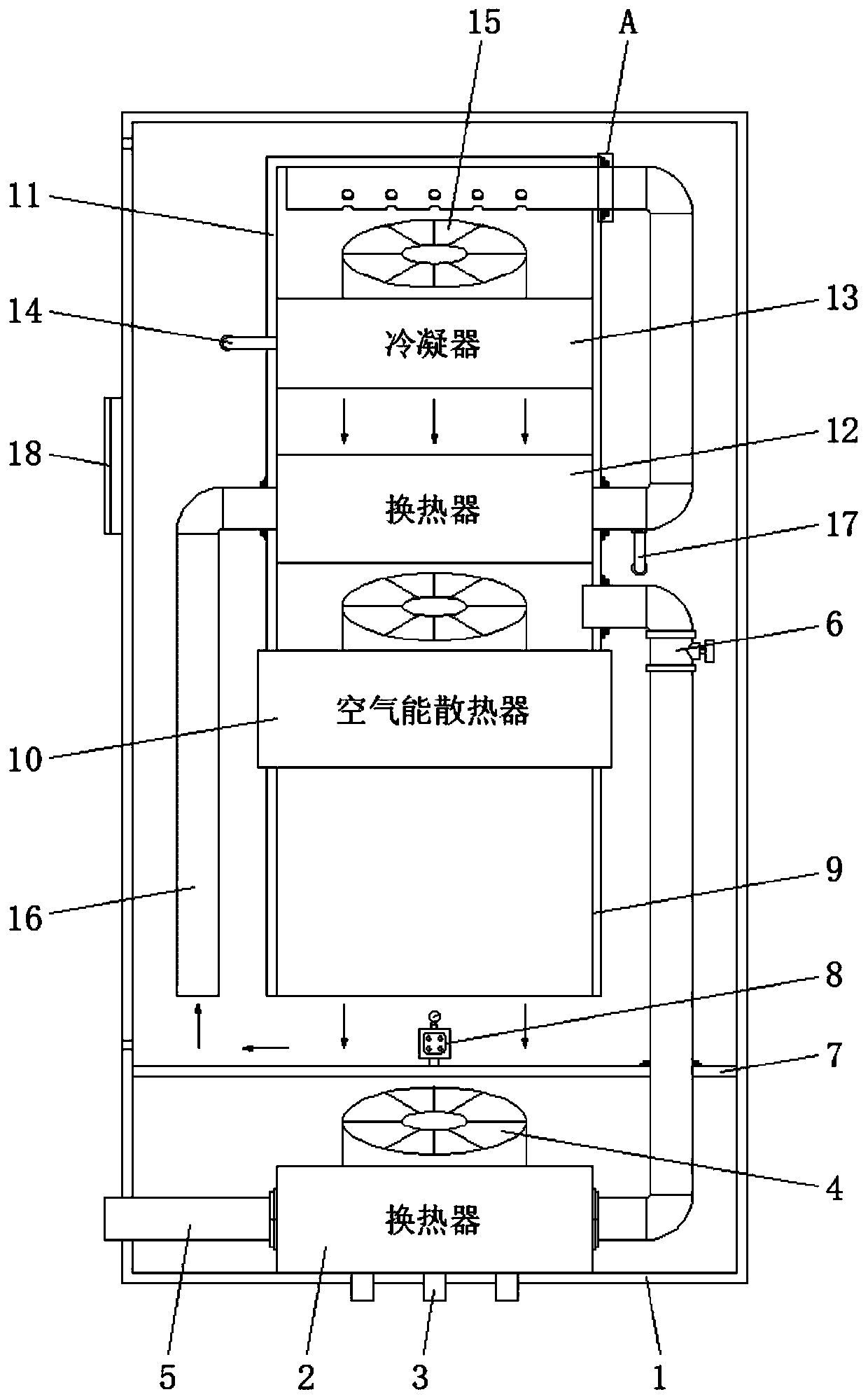 Intelligent bidirectional heat energy recovery system