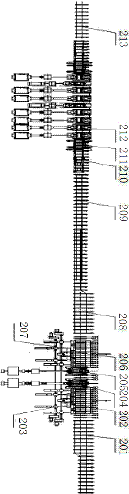 Large section steel rolling production system and method