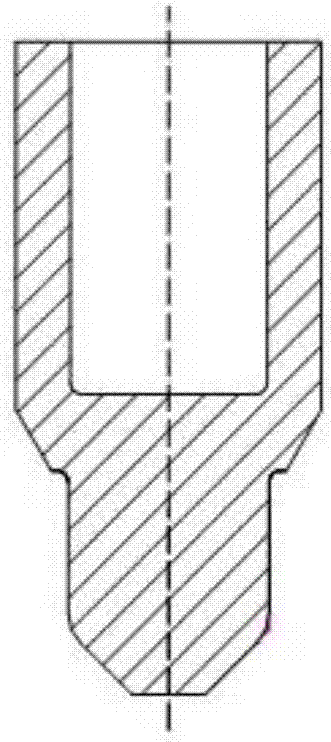 Forging method of precise deep-hole thin-wall pipe