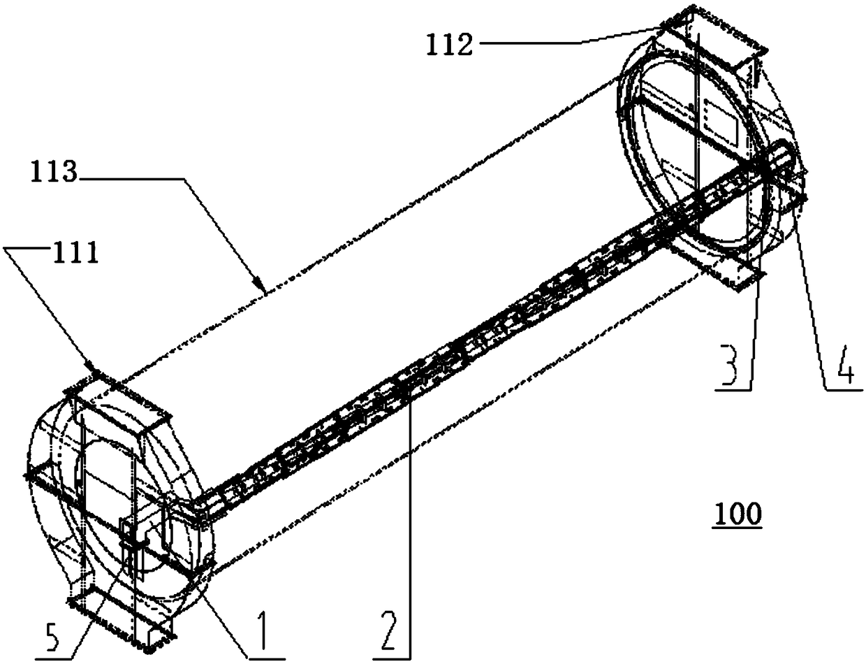 Electric scraper device for sintering cylinder mixer