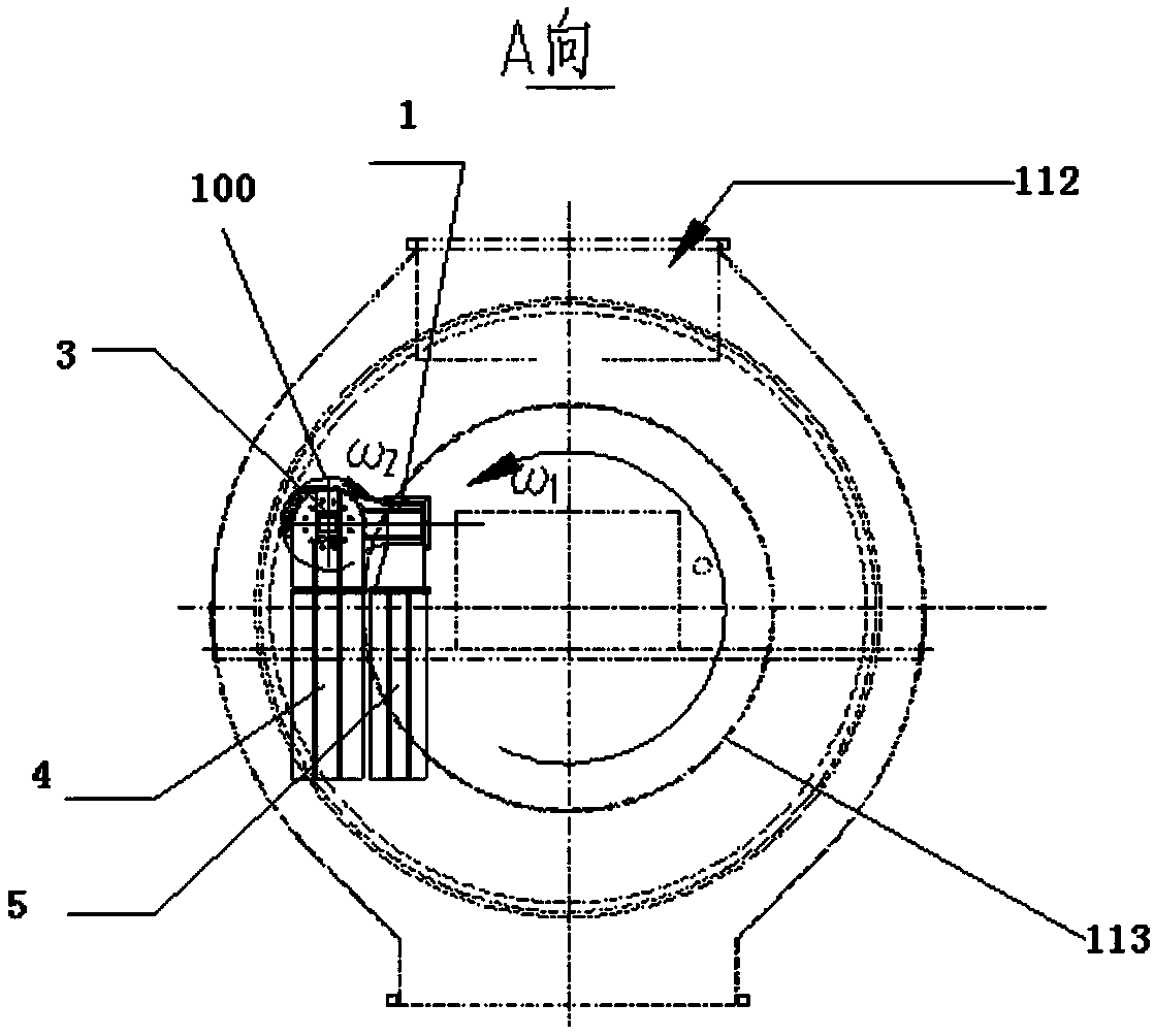 Electric scraper device for sintering cylinder mixer