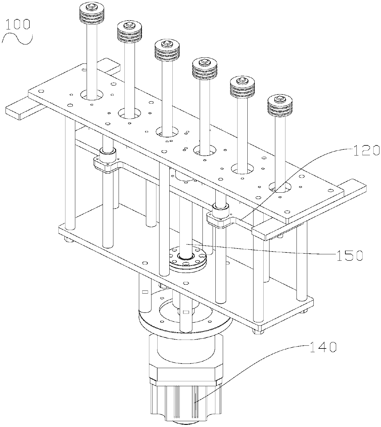 Mechanism for finely adjusting filling volume of piston type filling machine