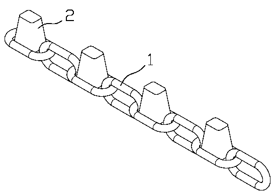 Hoop chain structure