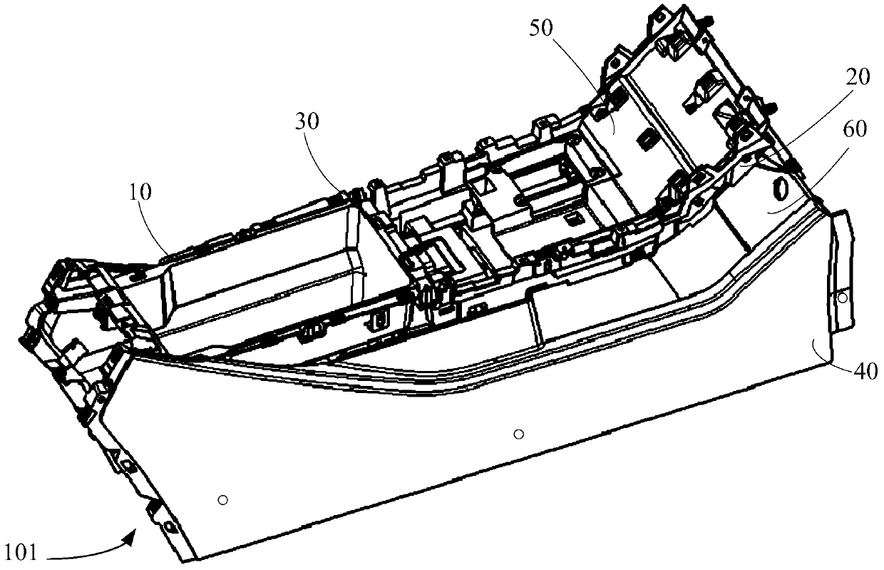 Installation transition bracket for automobile gear shifting mechanism