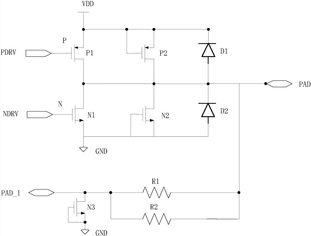 ESD protection circuit based on CMOS technology and structure thereof