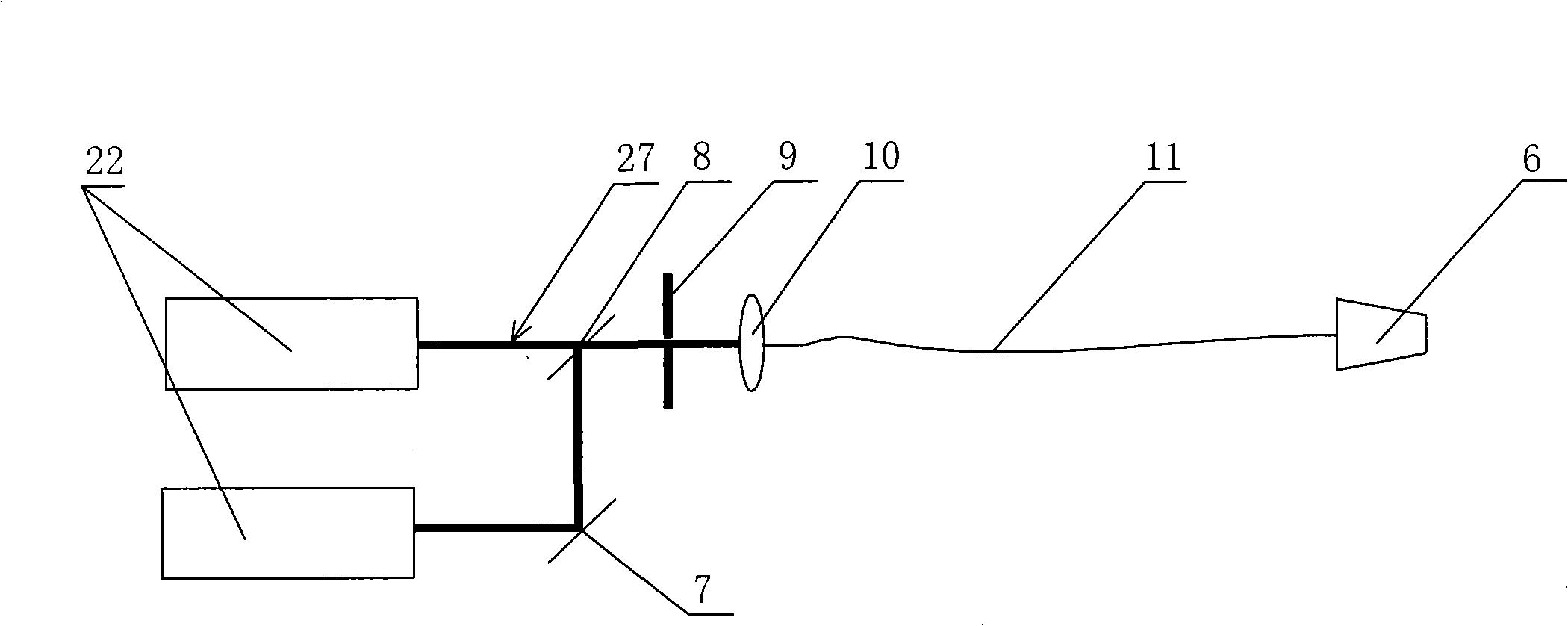 Stereo optical acupuncture device
