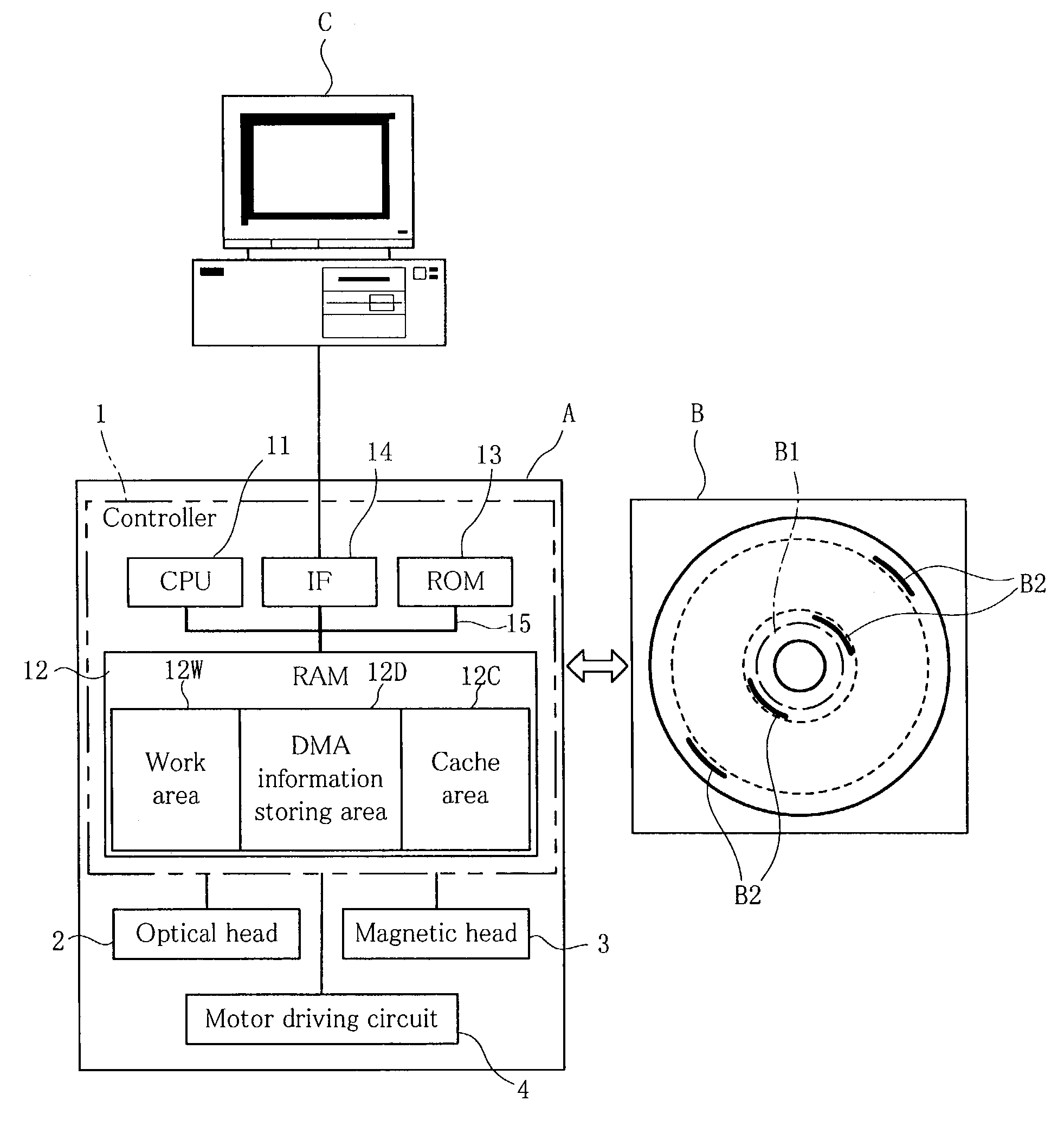 Disc drive and recording-disc loading control method