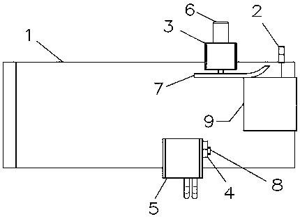 Inductive positioning code-spurting device